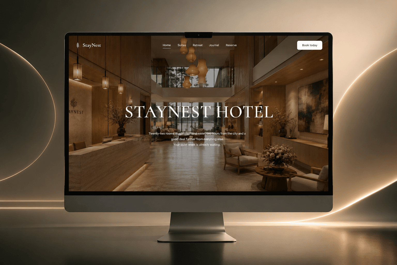 StayNest Hotel — Twenty-two rooms on still highland water.